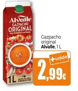 Unide Supermercados ALVALLE Gazpacho original oferta