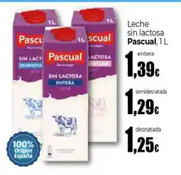 Unide Supermercados PASCUAL Leche sin lactosa oferta
