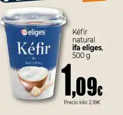 Unide Supermercados IFA ELIGES Kéfir natural oferta