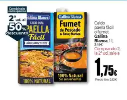 Unide Supermercados GALLINA BLANCA Caldo paella fácil o fumet oferta