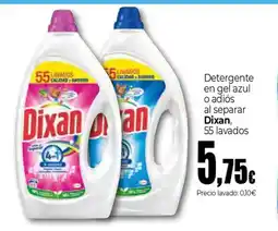 Unide Supermercados DIXAN Detergente en gel azul o adiós al separar oferta