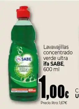 Unide Supermercados IFA SABE Lavavajillas concentrado oferta