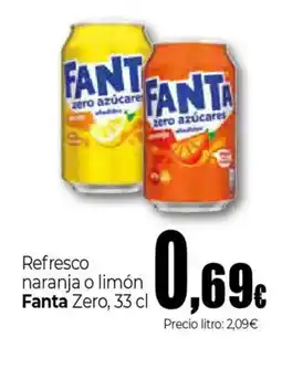 Unide Supermercados FANTA Refresco naranja o limón oferta