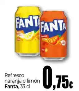 Unide Supermercados FANTA Refresco naranja o limón oferta