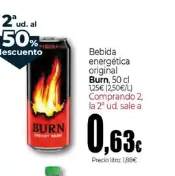 Unide Supermercados BURN Bebida energética original oferta