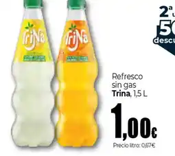 Unide Supermercados TRINA Refresco sin gas oferta