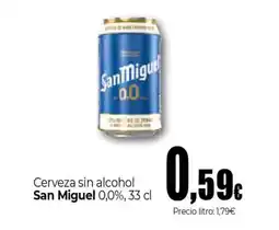 Unide Supermercados SAN MIGUEL Cerveza sin alcohol oferta