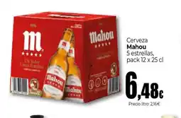 Unide Supermercados MAHOU Cerveza 5 estrellas oferta