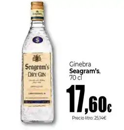 Unide Supermercados SEAGRAM'S Ginebra oferta