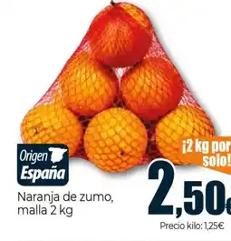Unide Supermercados Naranja de zumo malla oferta