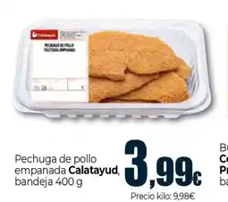Unide Supermercados CALATAYUD Pechuga de pollo empanada oferta
