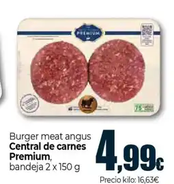 Unide Supermercados CENTRAL DE CARNES PREMIUM Burger meat angus oferta