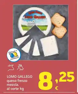 HiperDino LOMO GALLEGO queso fresco mezcla oferta