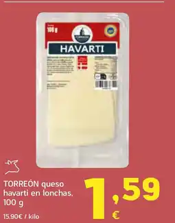 HiperDino TORREÓN queso havarti en lonchas oferta