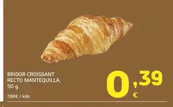 HiperDino Bridor croissant recto mantequilla oferta