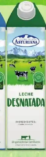 HiperDino ASTURIANA leche desnatada o 0% oferta