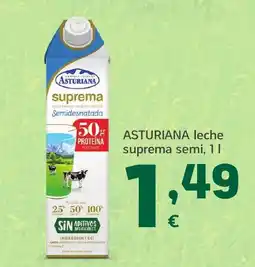 HiperDino ASTURIANA leche suprema semi oferta