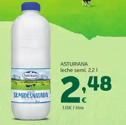 HiperDino ASTURIANA leche semi oferta
