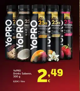 HiperDino YOPRO Drinks Sabores oferta