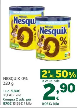 HiperDino NESQUIK 0% oferta