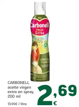 HiperDino CARBONELL aceite virgen extra en spray oferta