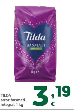 HiperDino TILDA arroz basmati integral oferta