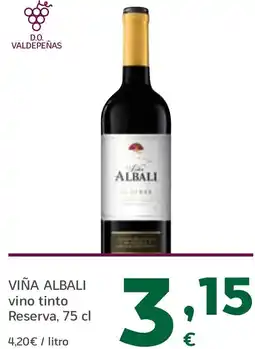 HiperDino VIÑA ALBALI vino tinto Reserva oferta