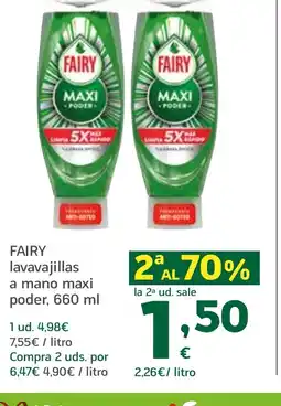 HiperDino FAIRY lavavajillas a mano maxi poder oferta