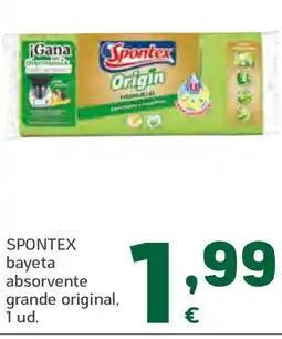 HiperDino SPONTEX bayeta absorvente grande original, 1 ud. oferta