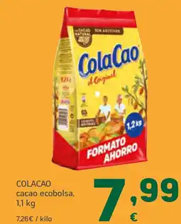 HiperDino COLACAO cacao ecobolsa oferta