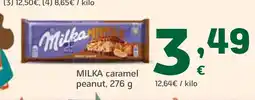 HiperDino MILKA caramel peanut oferta