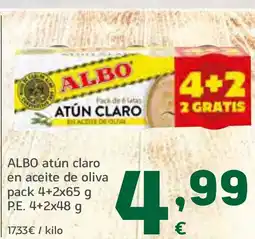 HiperDino ALBO atún claro en aceite de oliva oferta