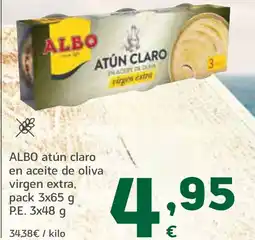 HiperDino ALBO atún claro en aceite de oliva virgen extra oferta