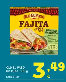 HiperDino OLD EL PASO kit fajita oferta