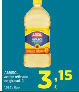 HiperDino ABRISOL aceite refinado de girasol oferta