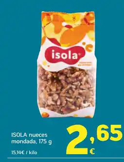 HiperDino ISOLA nueces mondada oferta