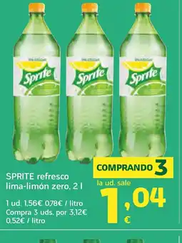 HiperDino SPRITE refresco lima-limón zero oferta