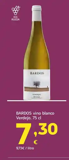 HiperDino BARDOS vino blanco Verdejo oferta