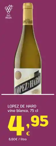 HiperDino LOPEZ DE HARO vino blanco oferta
