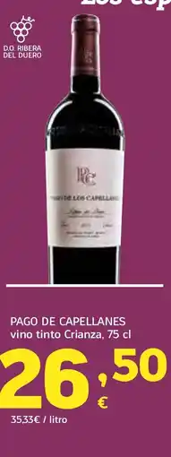 HiperDino PAGO DE CAPELLANES vino tinto Crianza oferta