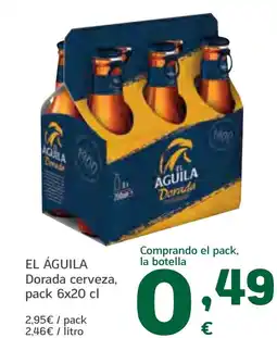HiperDino EL ÁGUILA Dorada cerveza oferta