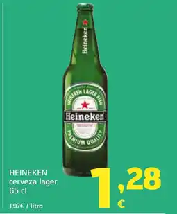 HiperDino HEINEKEN cerveza lager oferta
