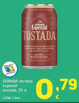 HiperDino DORADA cerveza especial tostada oferta