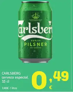 HiperDino CARLSBERG cerveza especial oferta