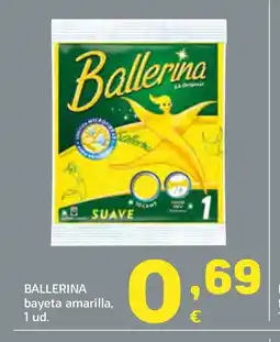 HiperDino BALLERINA bayeta amarilla oferta