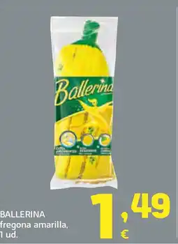 HiperDino BALLERINA fregona amarilla oferta