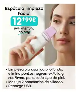 HiperDino Espátula limpieza facial oferta