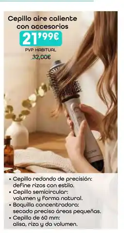 HiperDino Cepillo aire caliente con accesorios oferta