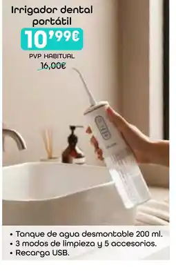 HiperDino Irrigador dental portátil oferta