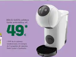 HiperDino DOLCE GUSTO cafetera Genio automática oferta
